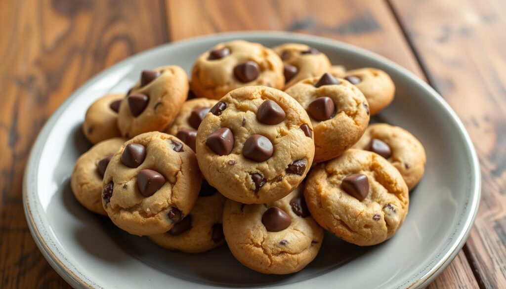 mini chocolate chip cookies