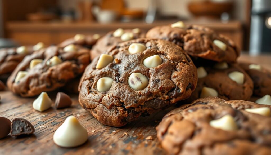 chocolate white chocolate chip cookies